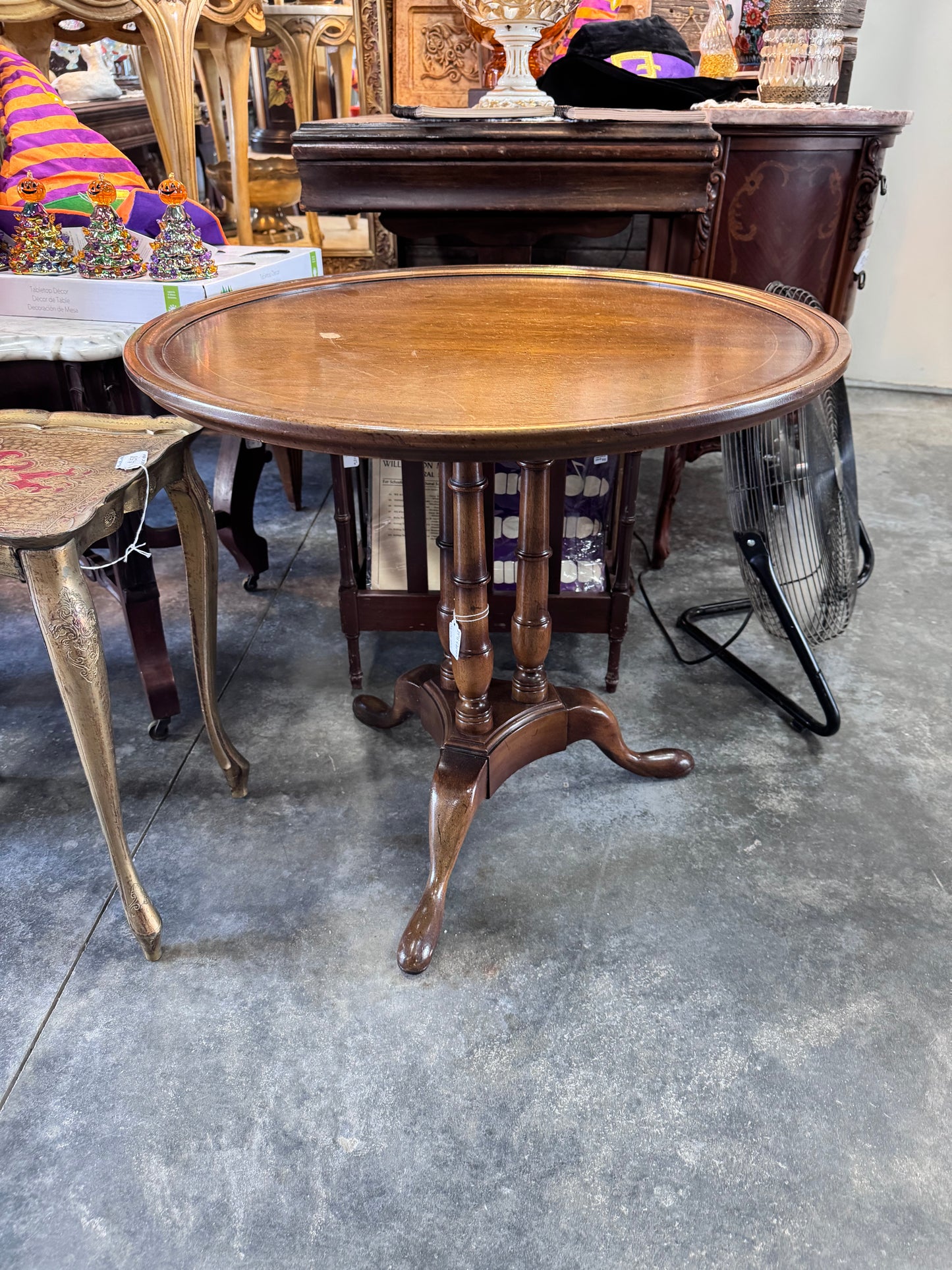 Victorian Style Walnut Occasional Table