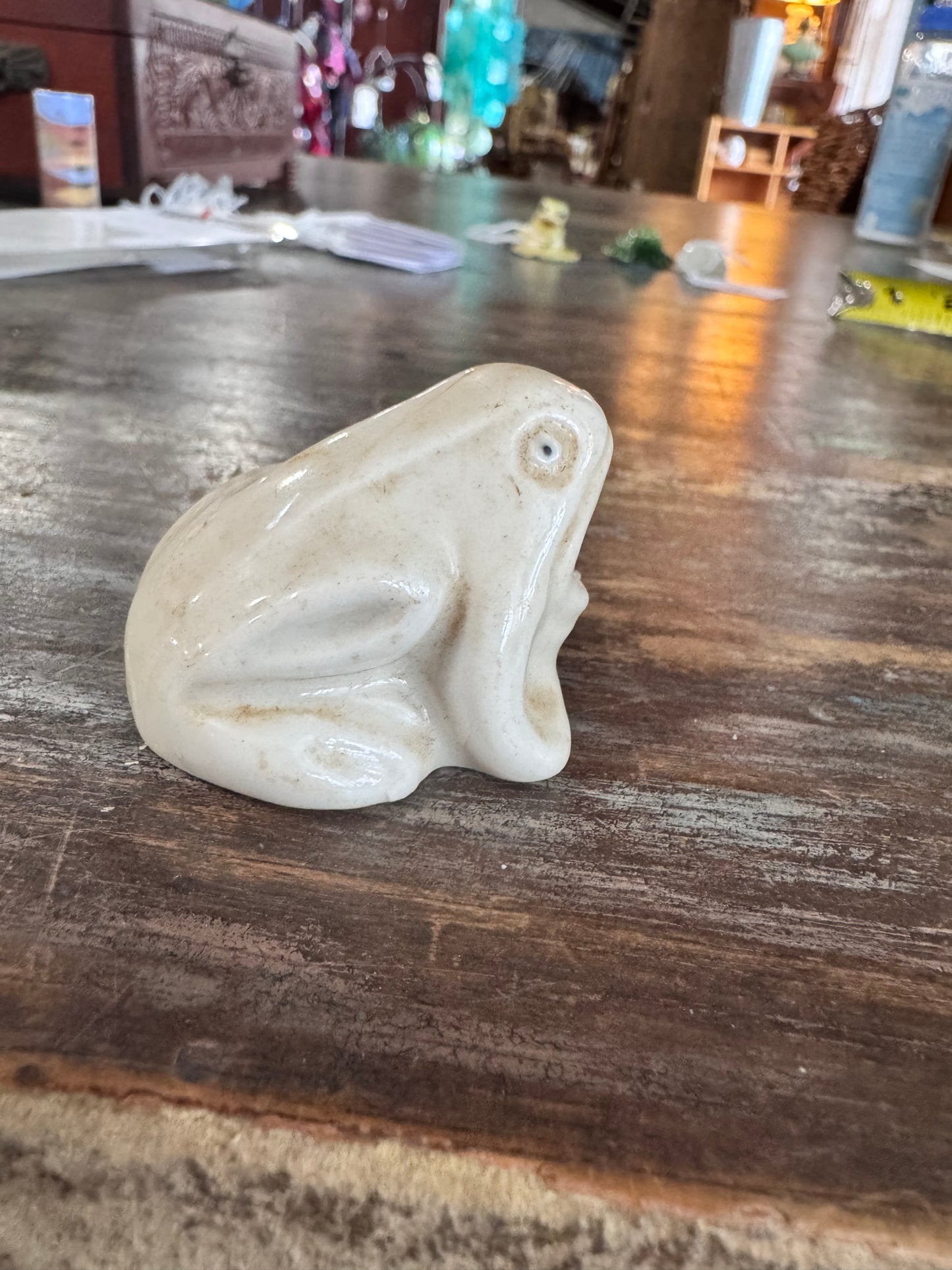 Vintage Ceramic Wide Mouth Frog
