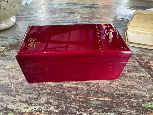 Vintage Lacquered Jewelry box
