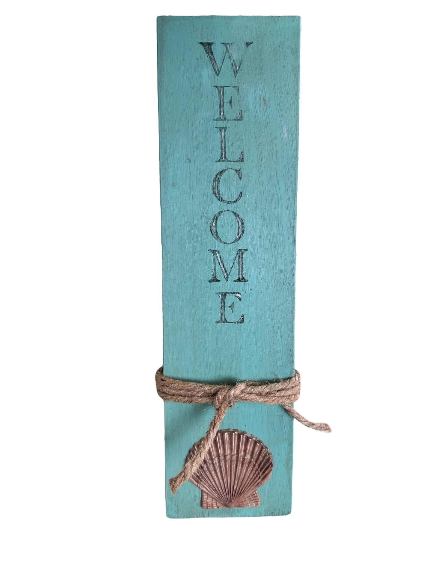 Beachy Welcome Sign