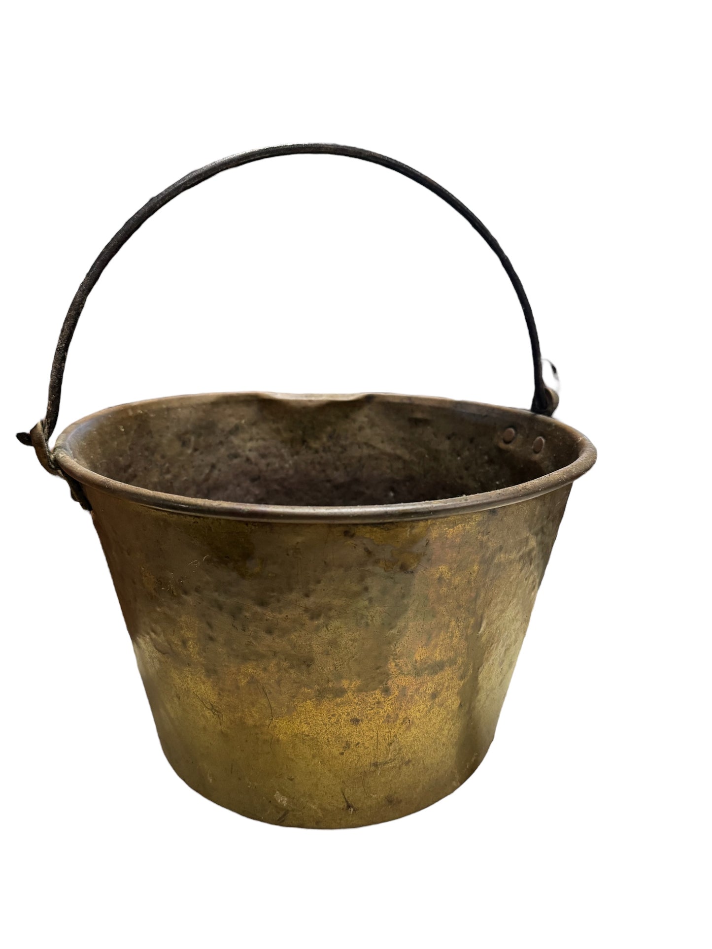 Copper Bucket with Forged Iron handle