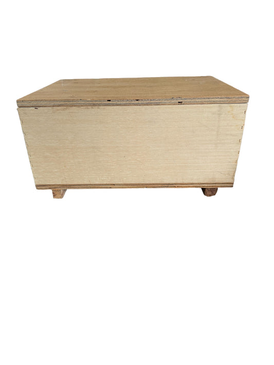 Unfinished Wooden Crate
