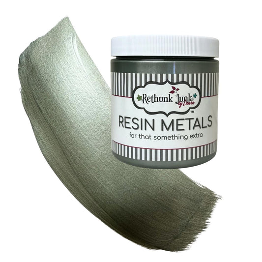 Resin Metals Shimmering Sage Rethunk Junk Paint by Laura