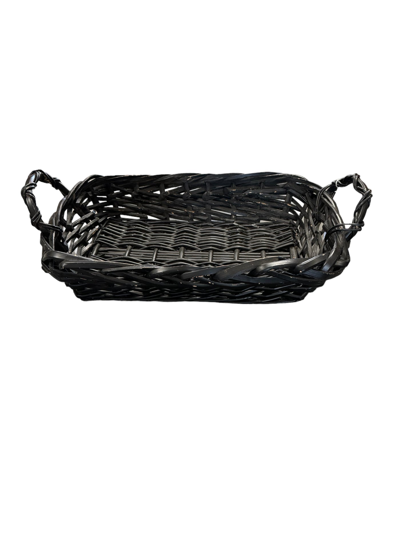 Black Wicker Basket