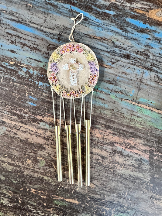 "He Lives" wind chime