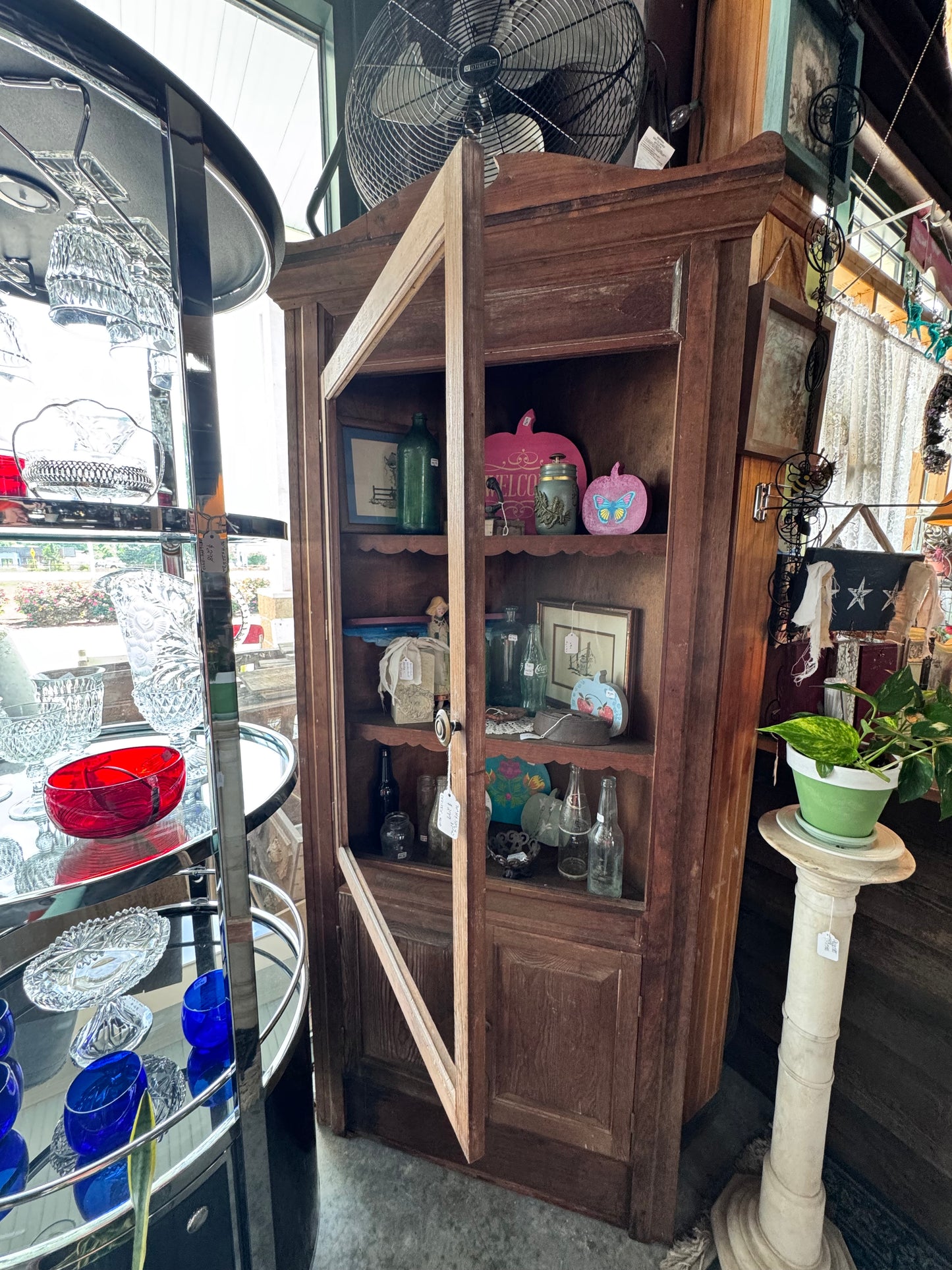 Primitive Corner Cabinet