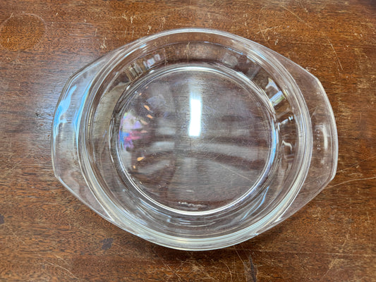 Vintage Round Glass Casserole Lid