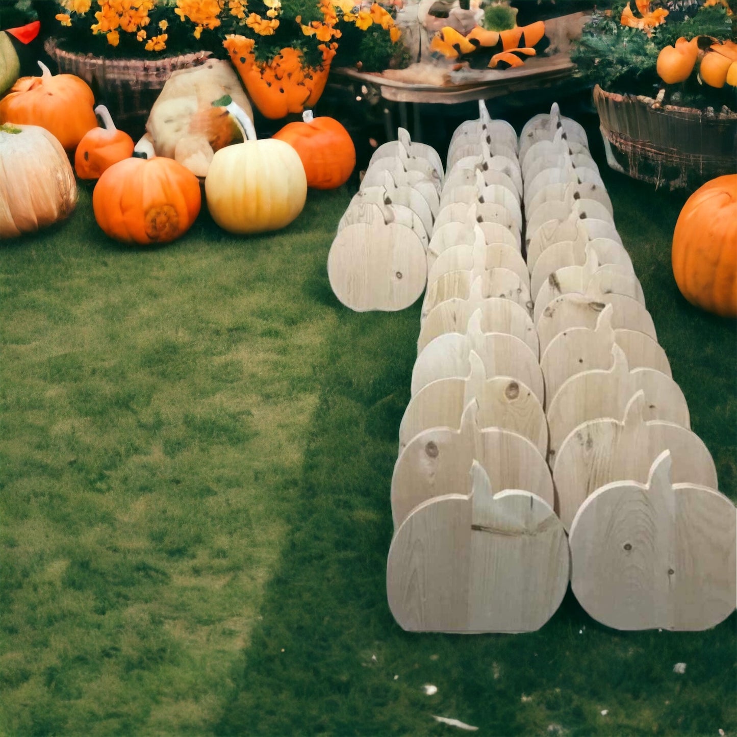 Studio Session Seasonal Wooden Pumpkin Designs