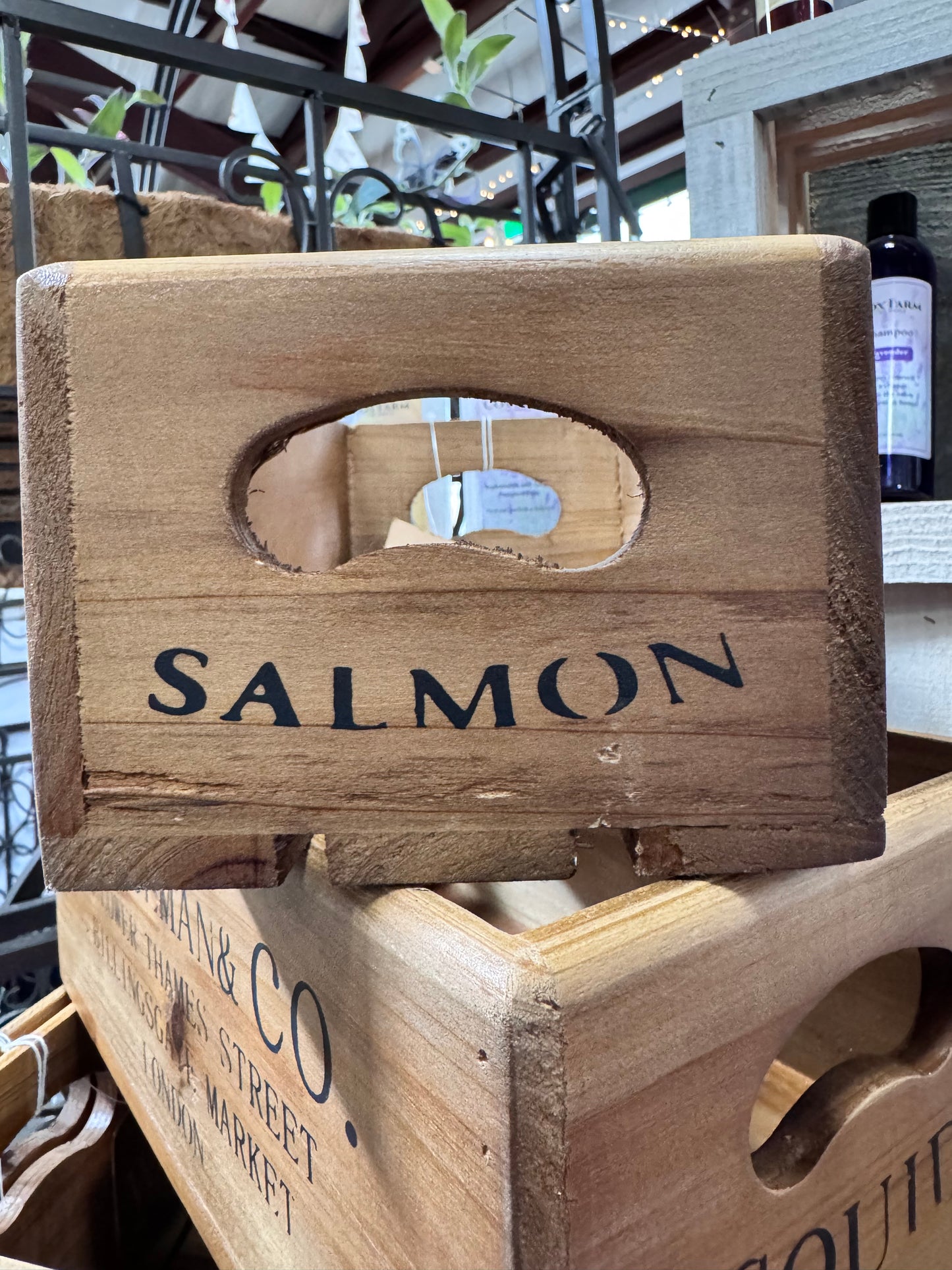 Billingsgate Market Walnut Crates
