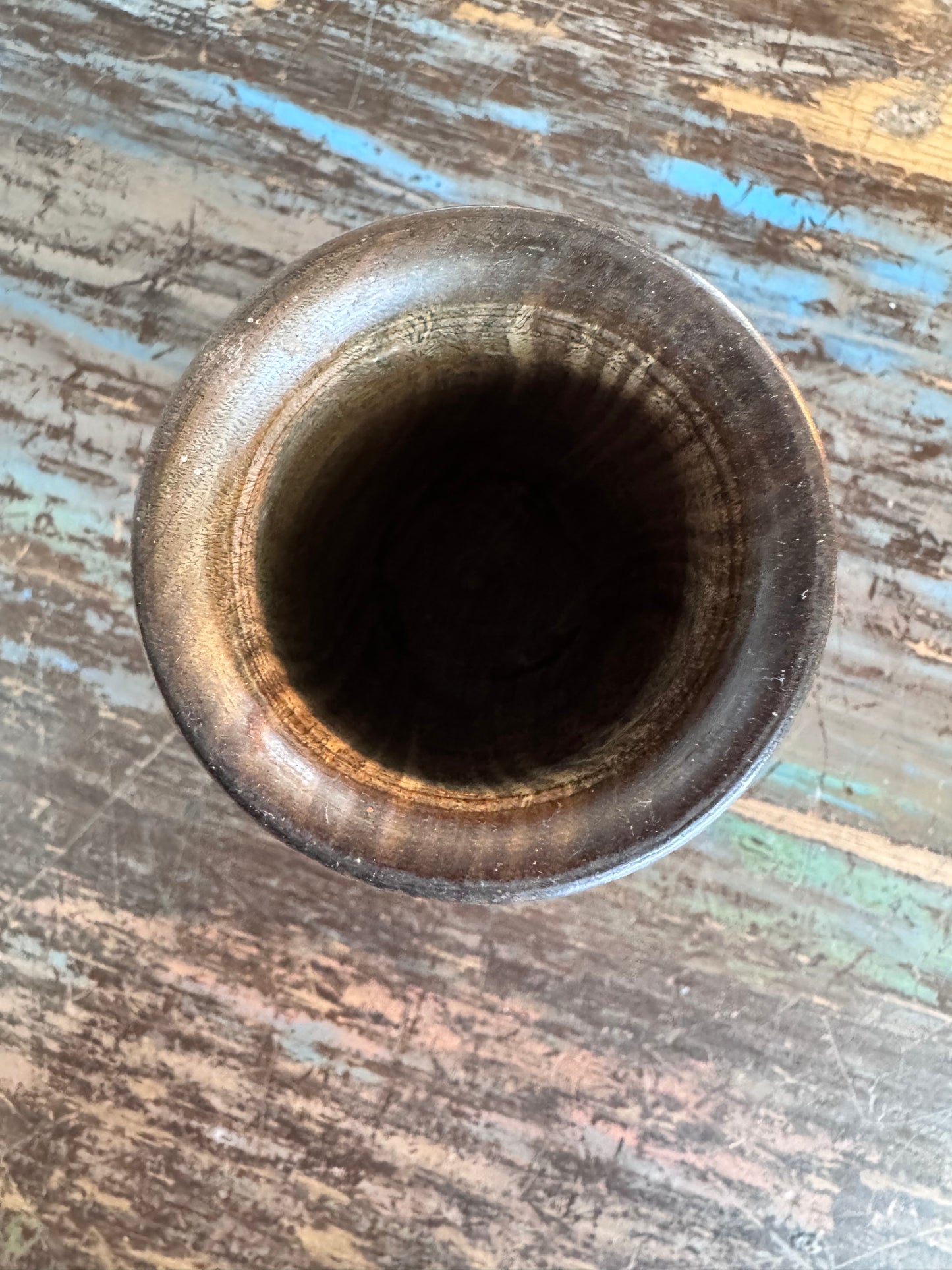 Turned Wood and Stainless Steel Yerba Mate Mug
