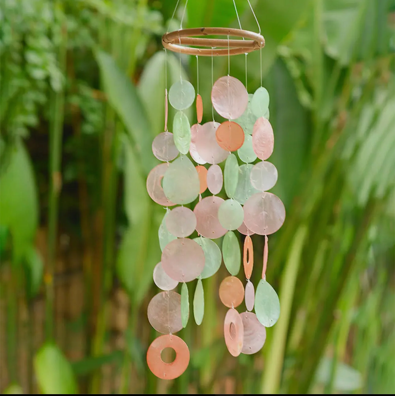 Capiz Shell Wind Chimes Small