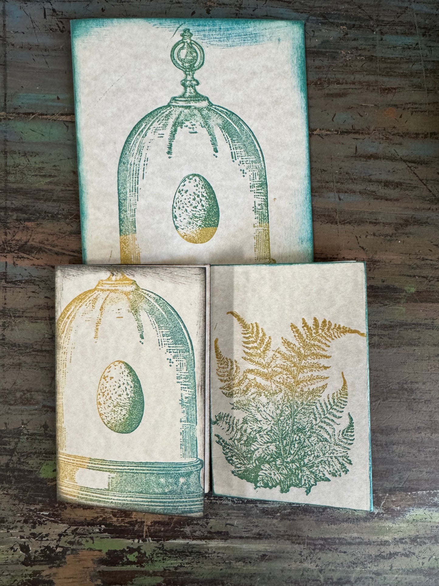 Handmade Stamped Art Cards