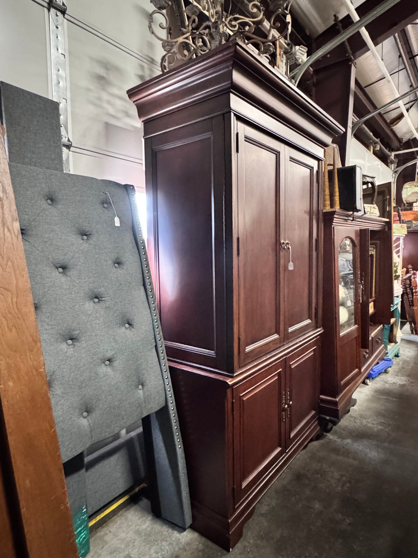 Solid Wood Storage Armoire