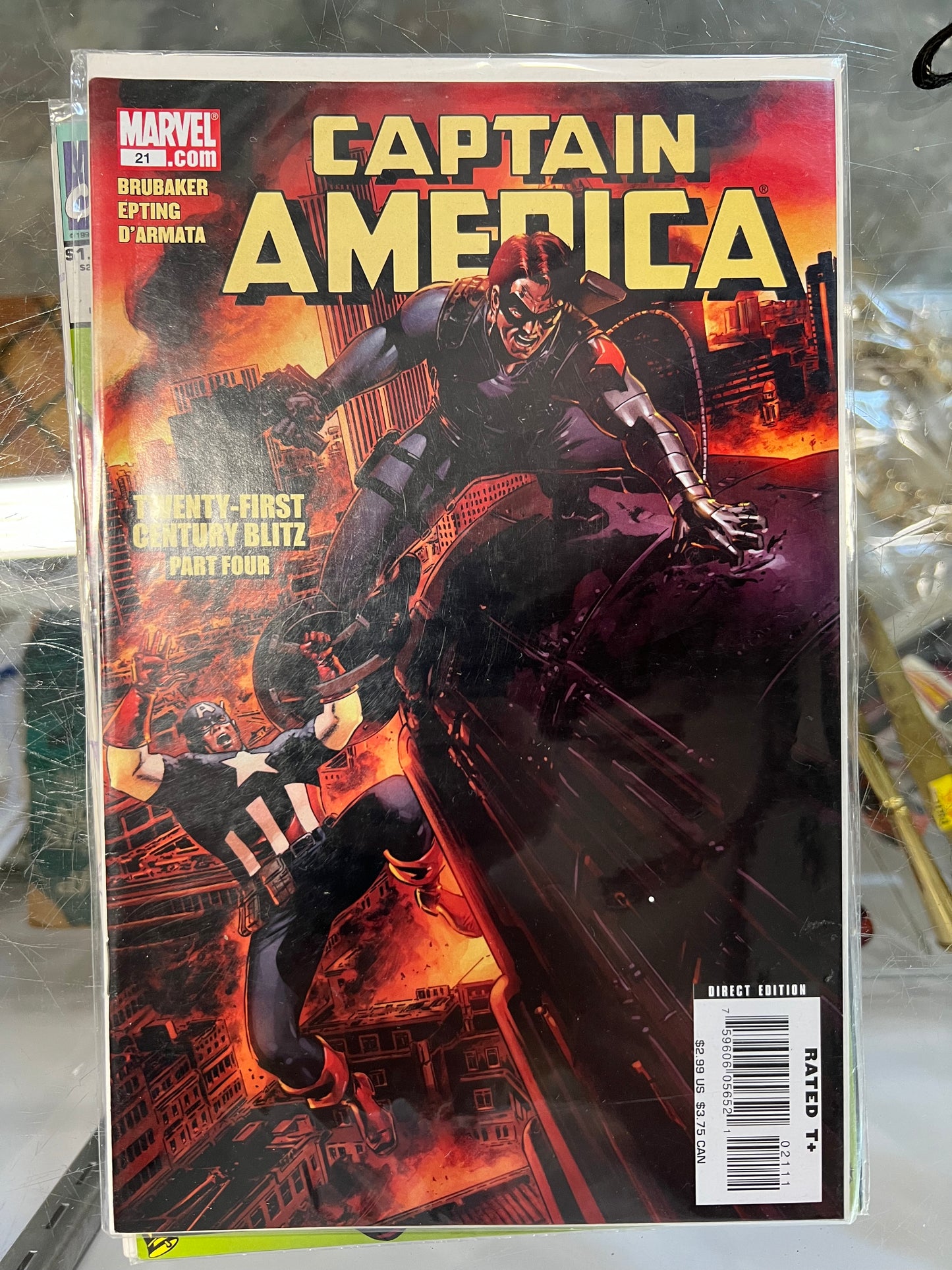 Marvel Comics #21 Captain America Twenty-First Century Blitz Part Four