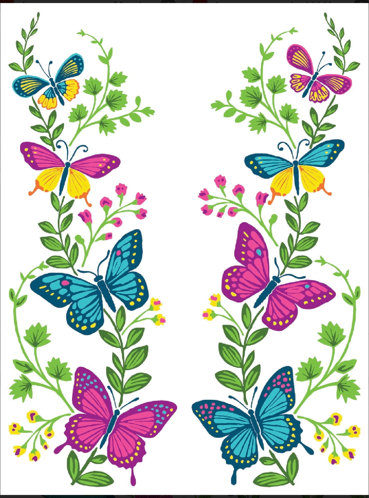 Vida Flora Iron Orchid Designs Paint Inlay