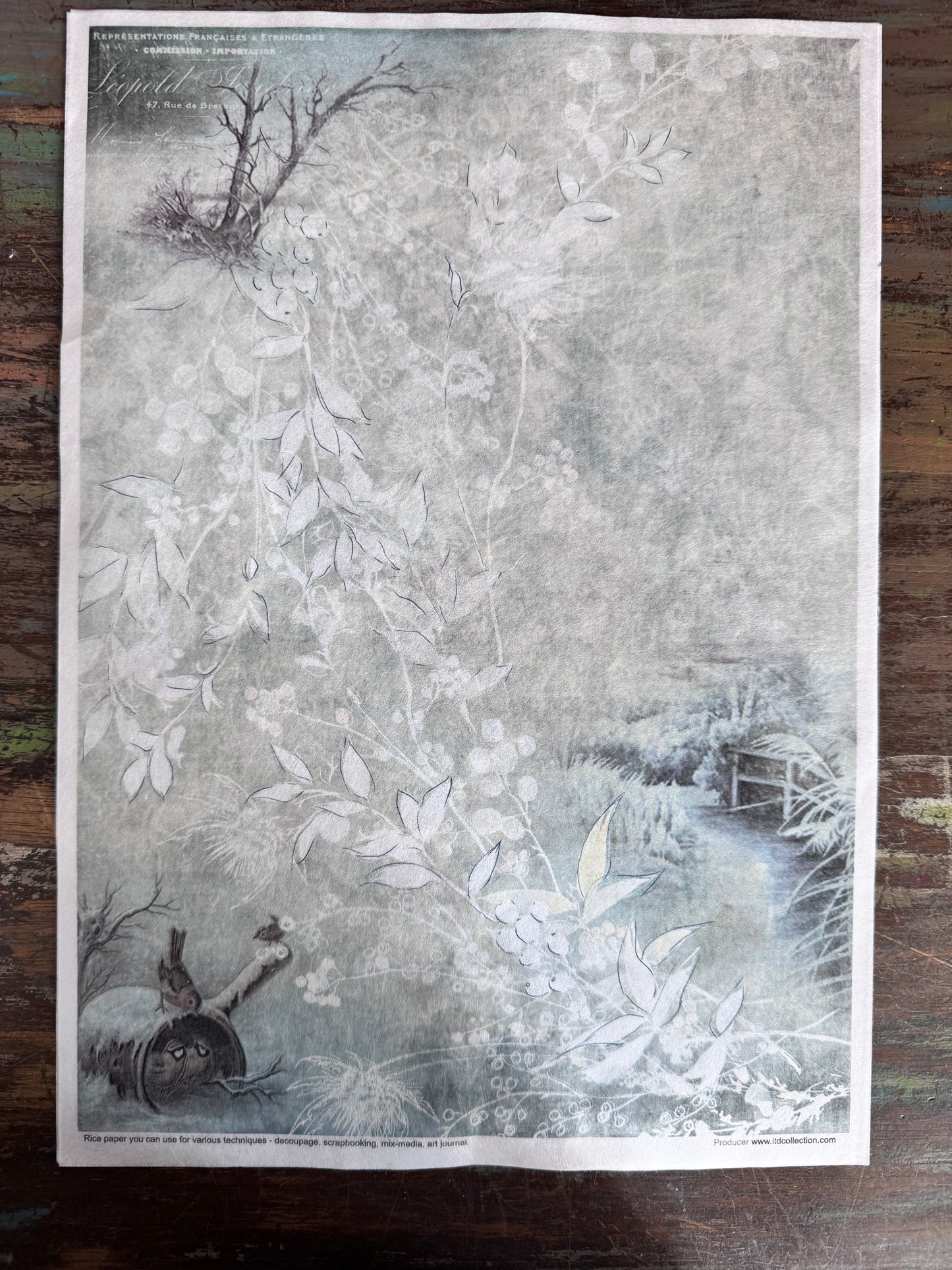 Decorated with Frost ITD Collection Rice Paper Designs