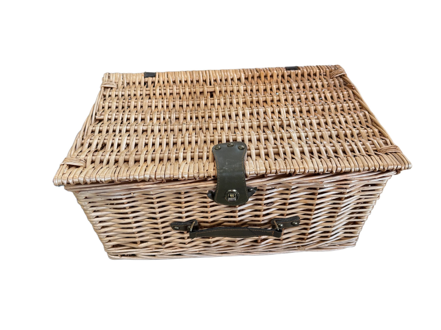 Vintage Wicker Picnic Basket