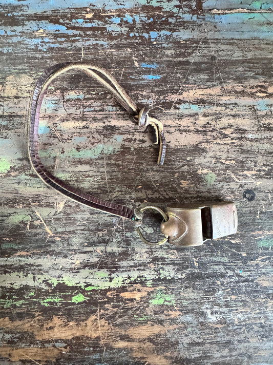 US Army Regulation Solid Brass WWII Whistle
