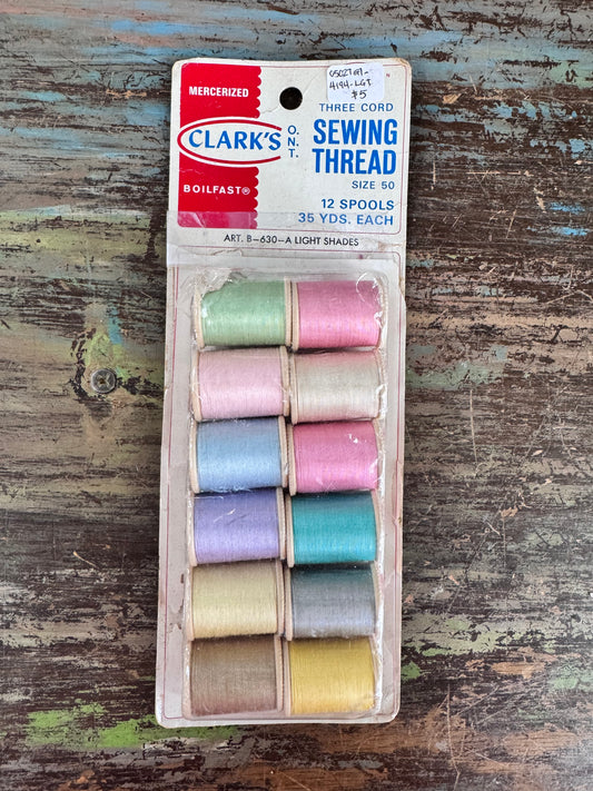 Clark's Sewing Thread Pack - Light Shades