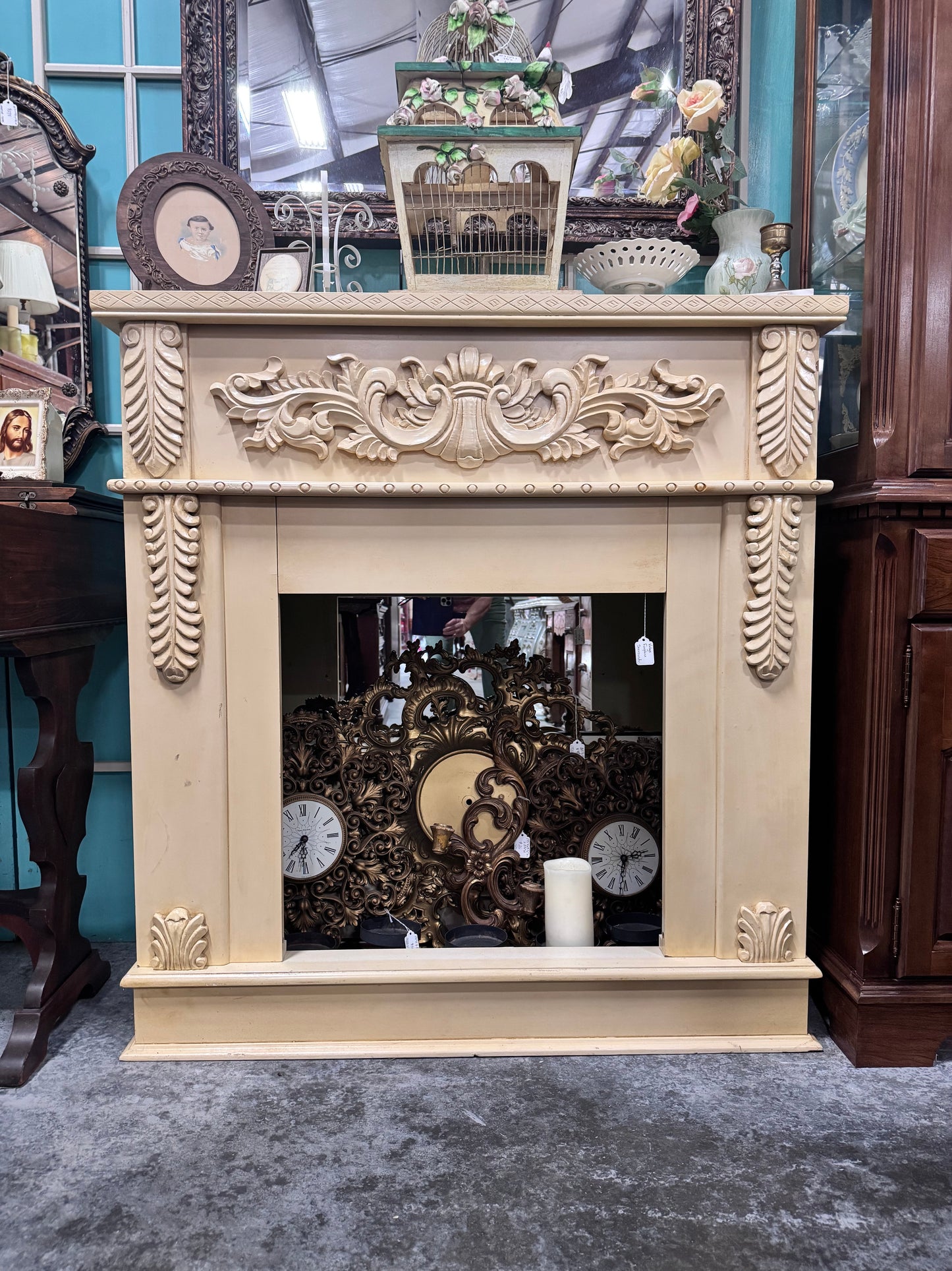 Vintage Fireplace Surround