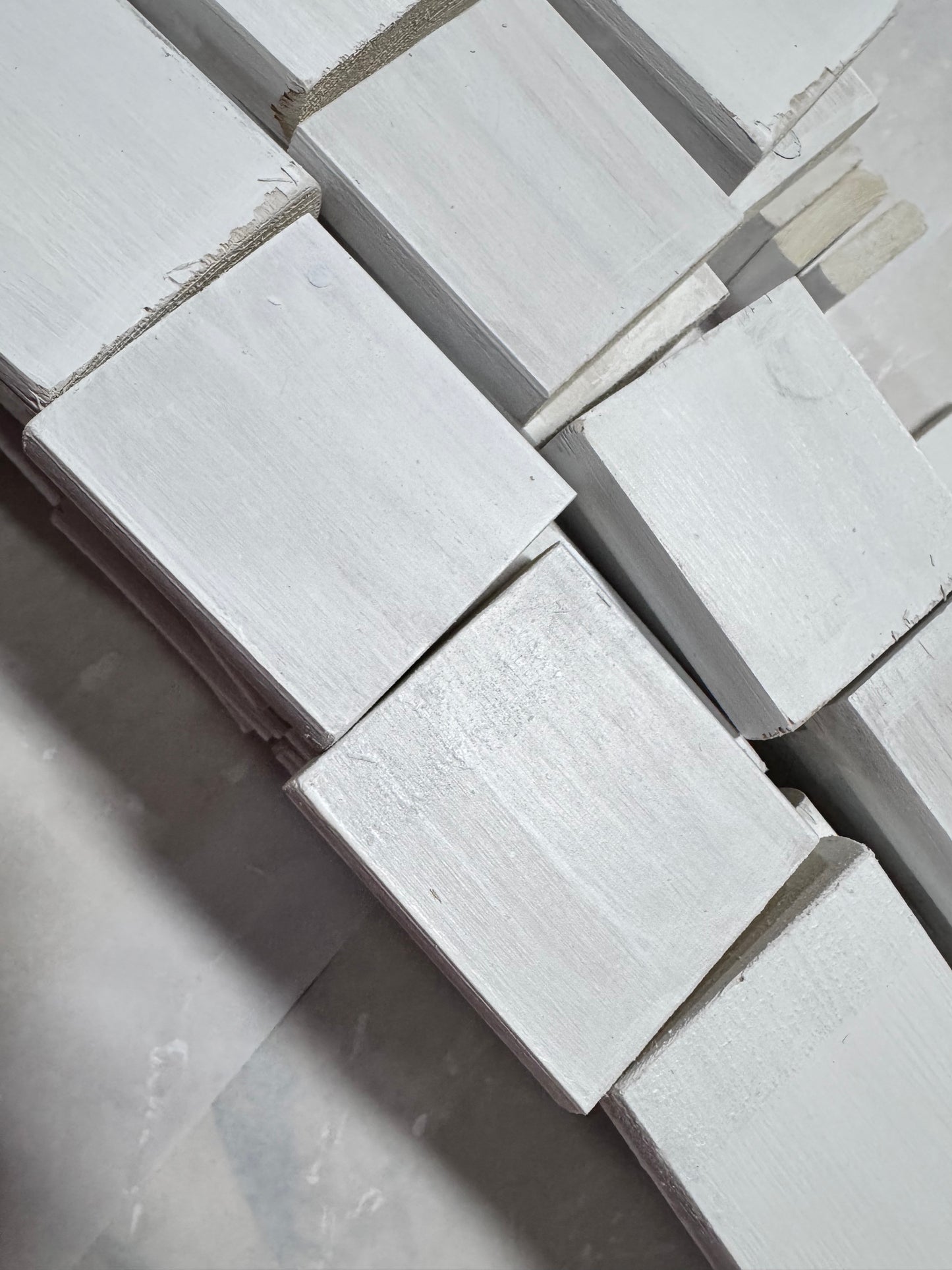 Woodcraft Square Blocks DIY Project Ornaments