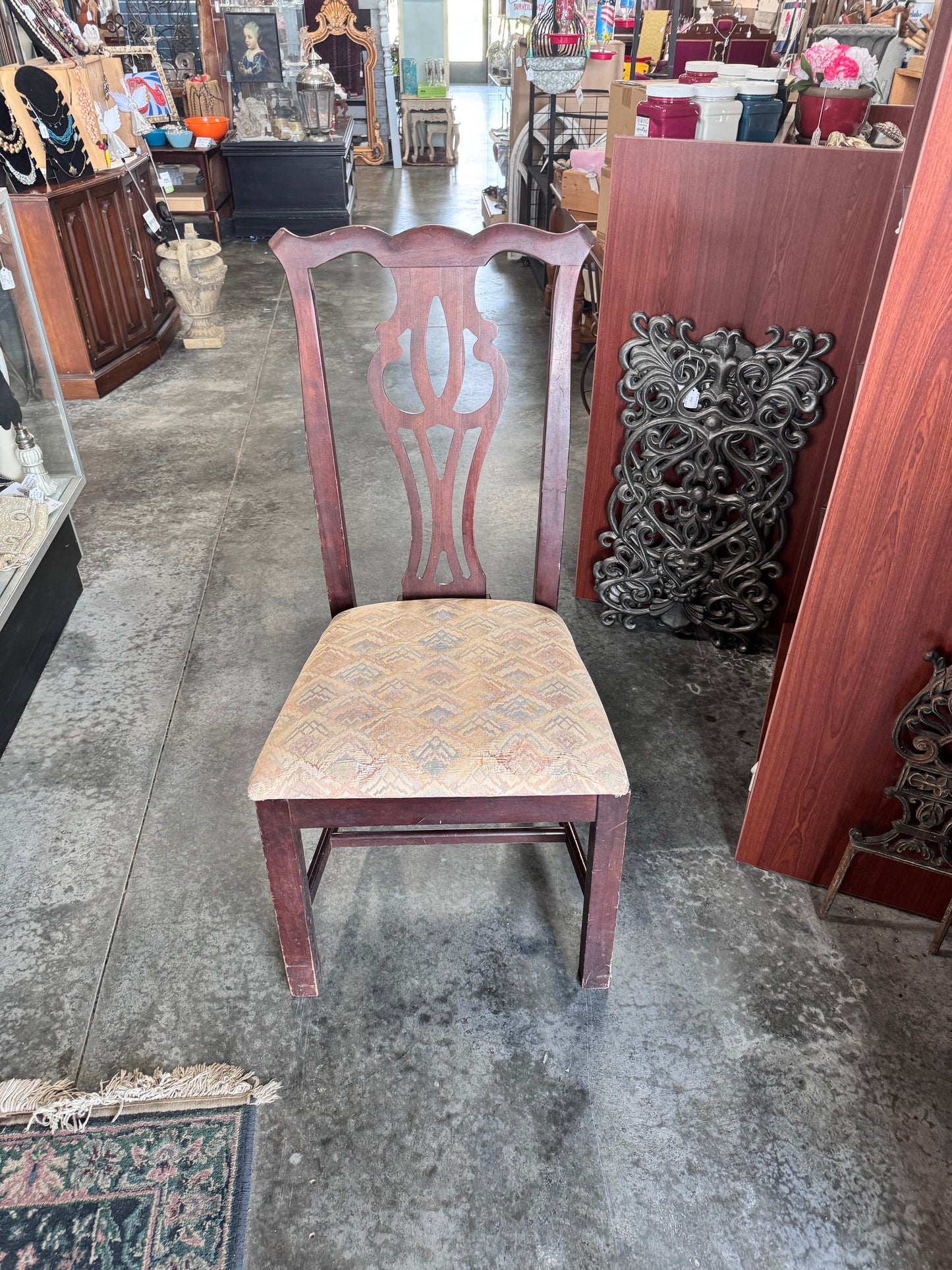 Vintage Chippendale Style Dining Chair