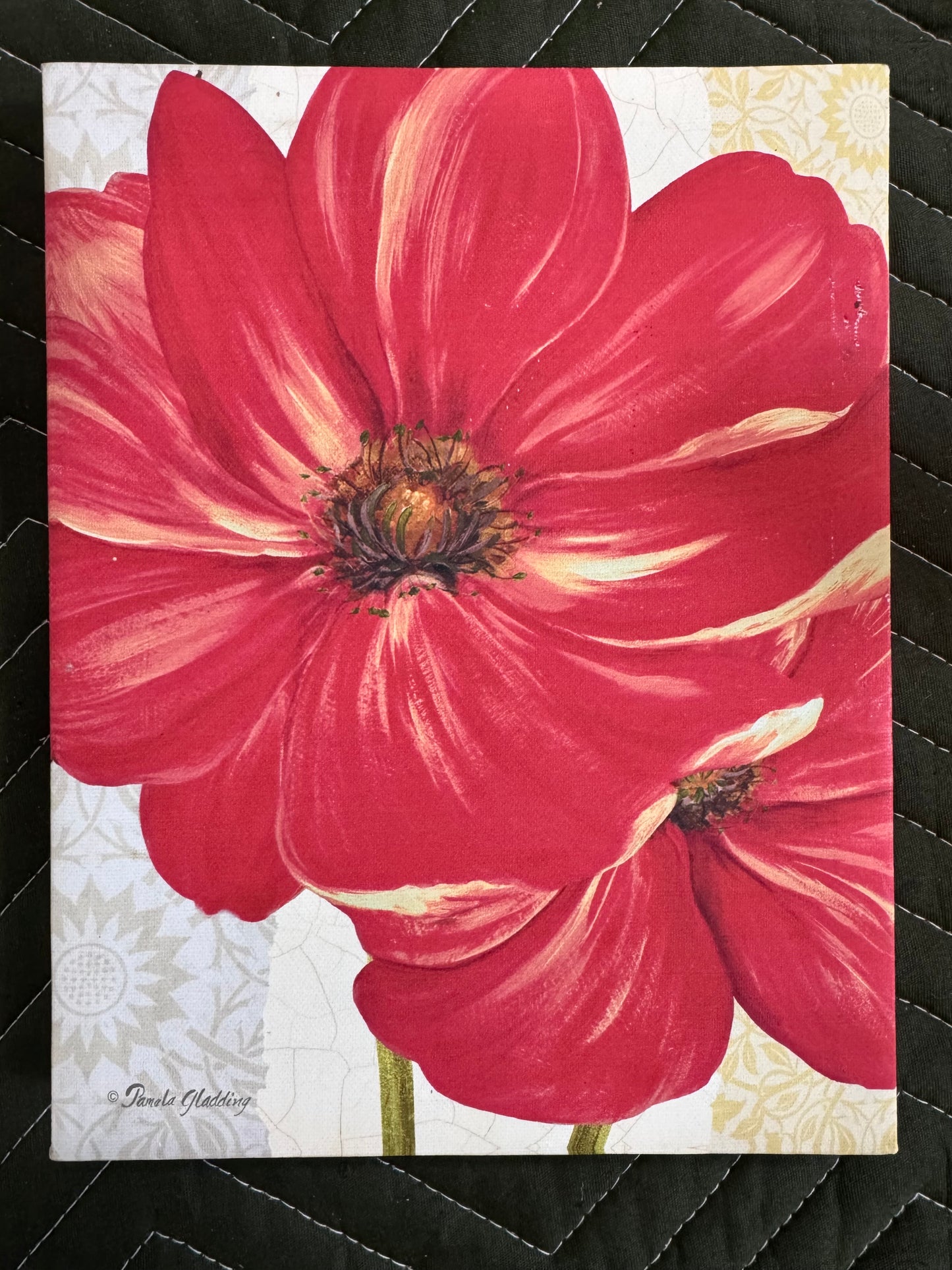 Poppy Print on Canvas