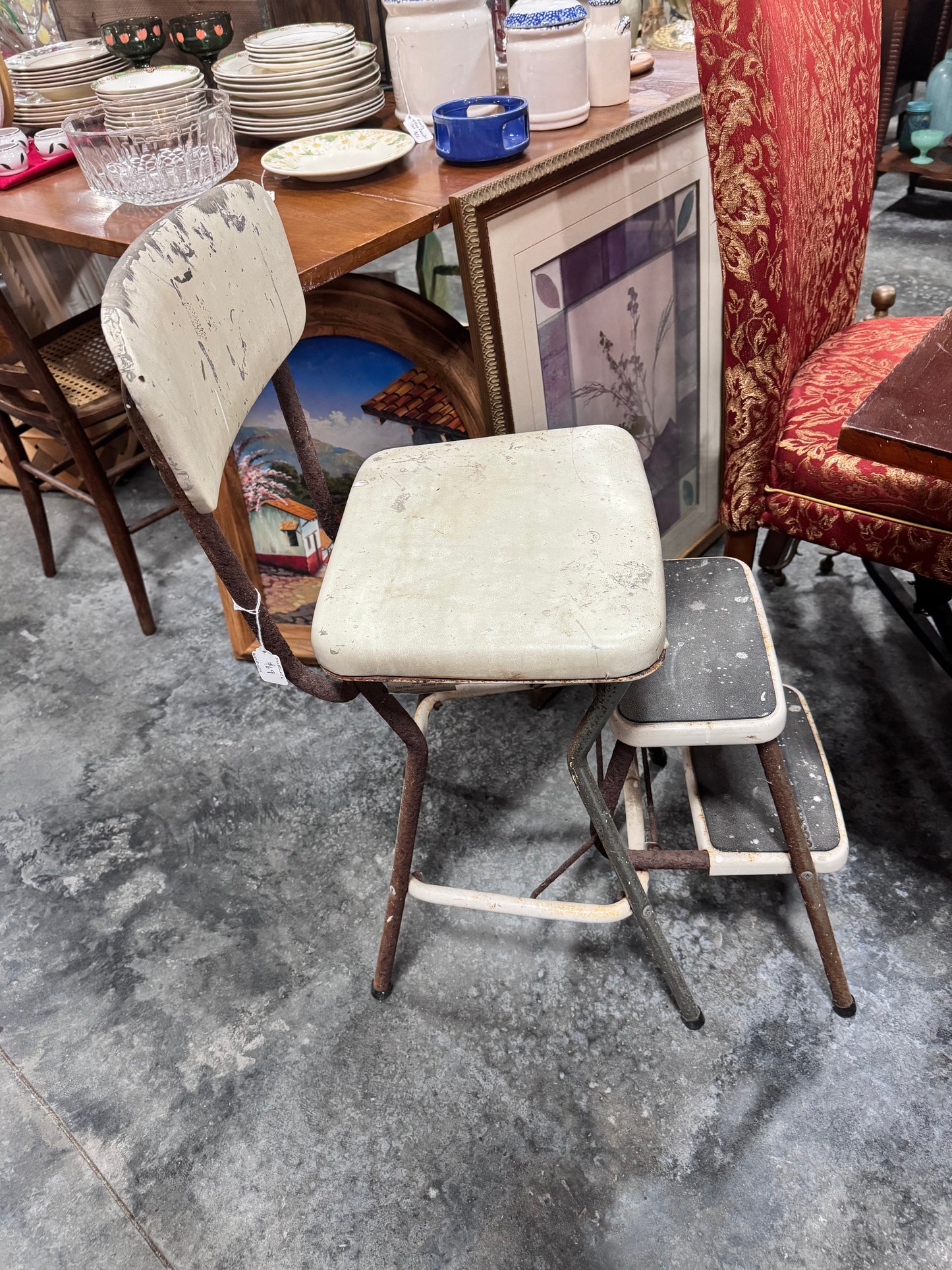 Vintage Cosco Foldout Step Stool