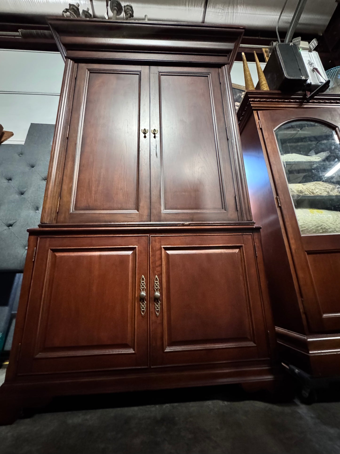 Solid Wood Storage Armoire