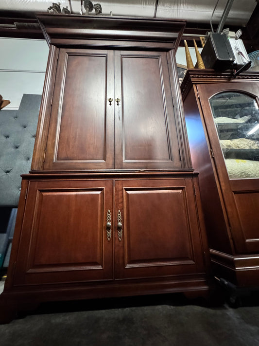 Solid Wood Storage Armoire