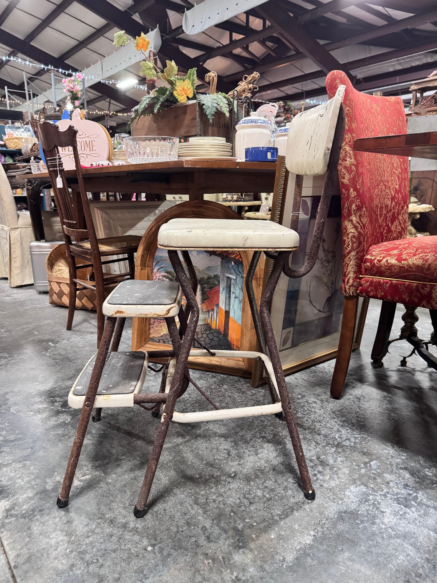 Vintage Cosco Foldout Step Stool