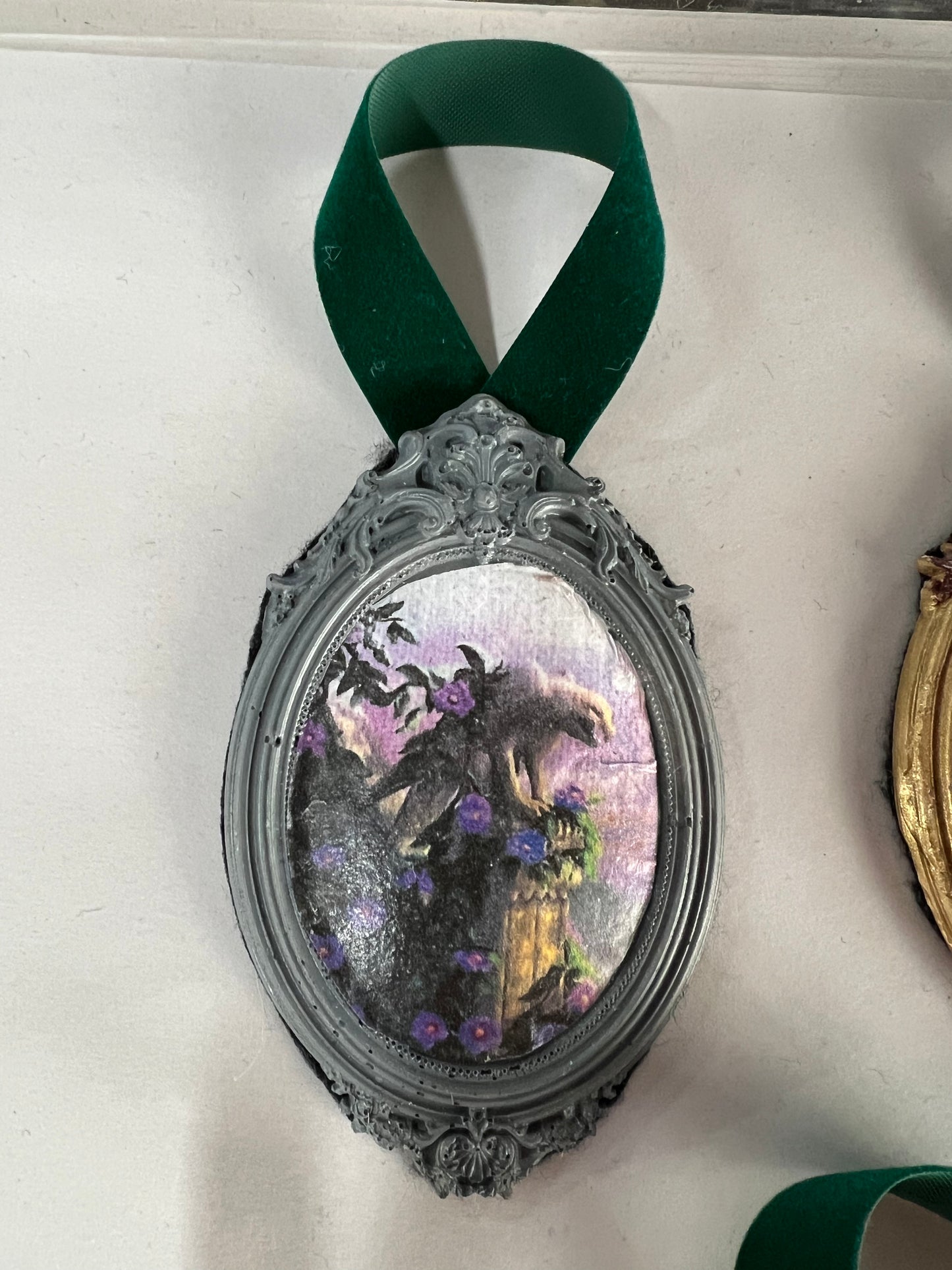 Handcrafted "Beauty and the Beast" inspired Ornaments