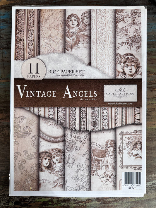 Vintage Angels ITD Collection Rice Paper Designs