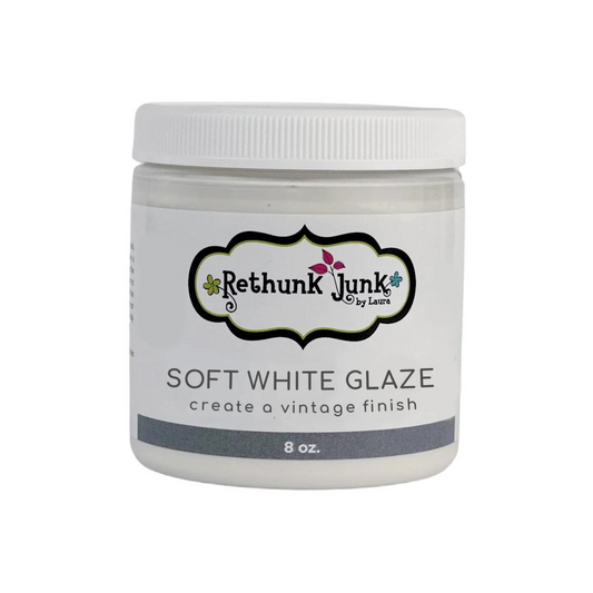 Soft White Glaze Rethunk Junk Paint by Laura