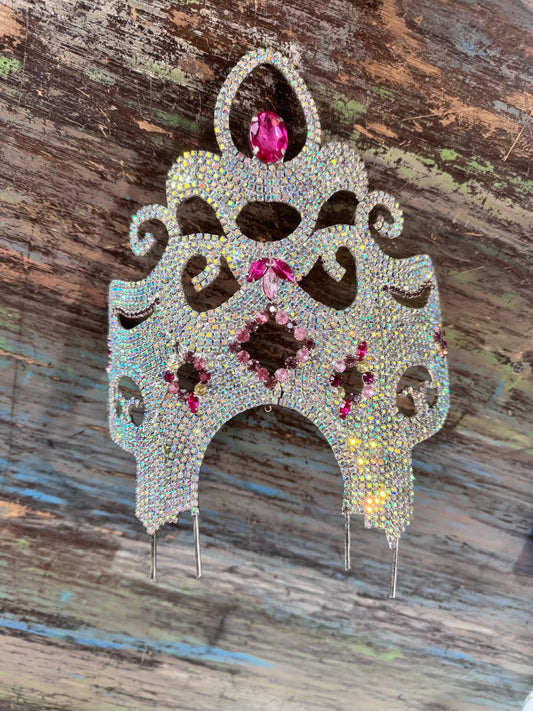 Vintage Handcrafted Rhinestone Tiara