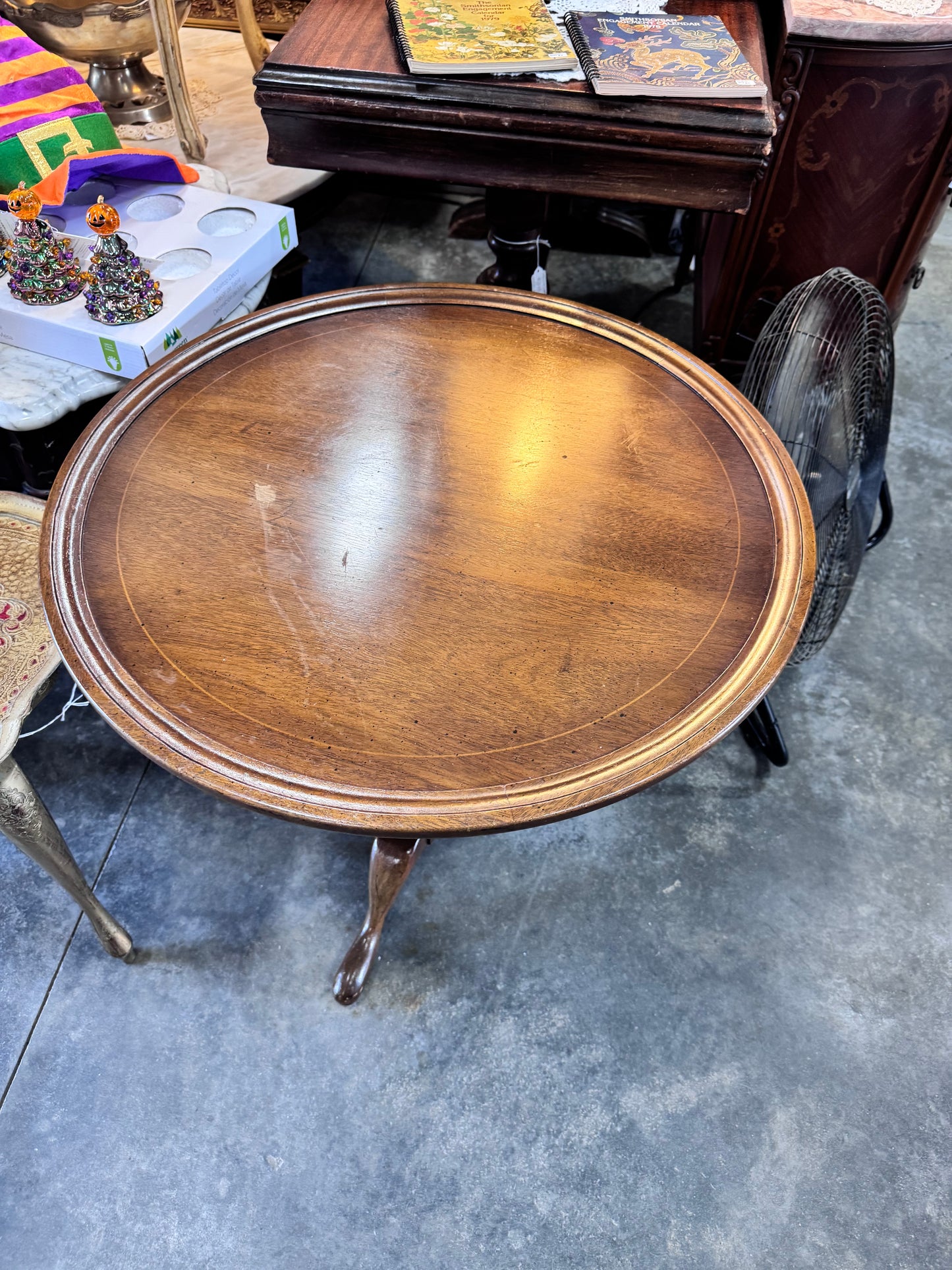 Victorian Style Walnut Occasional Table