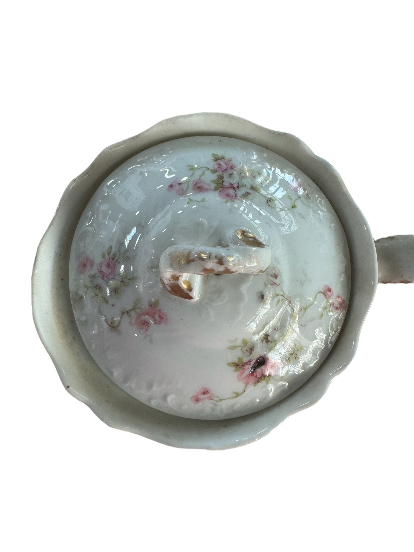 Theodore Haviland Limoges France Large Tea Pot (Trivet made in Germany)