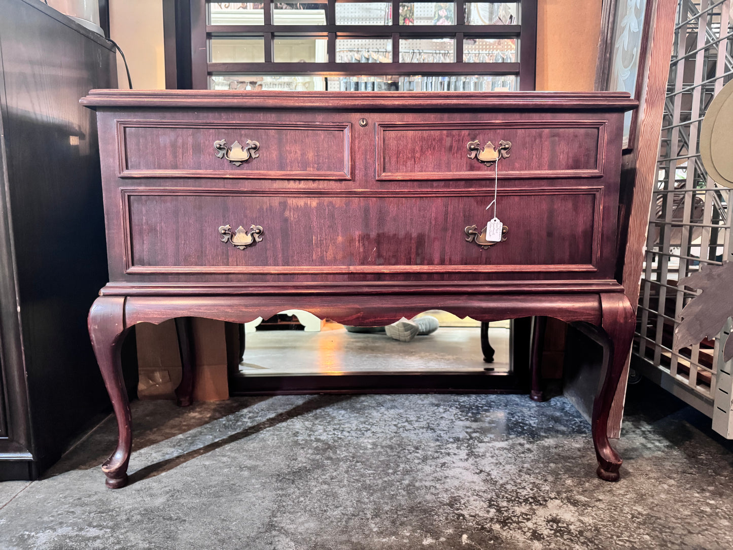Vintage Edward Roos Tall Sweetheart Cedar Chest