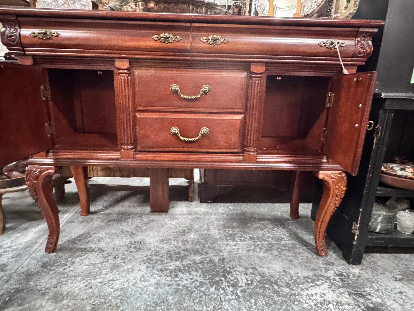 Solid Wood Vintage Style Server Buffet
