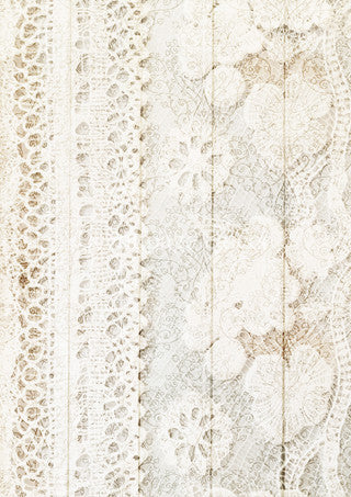 Decoupage Queen Rice Paper - Lace Textures