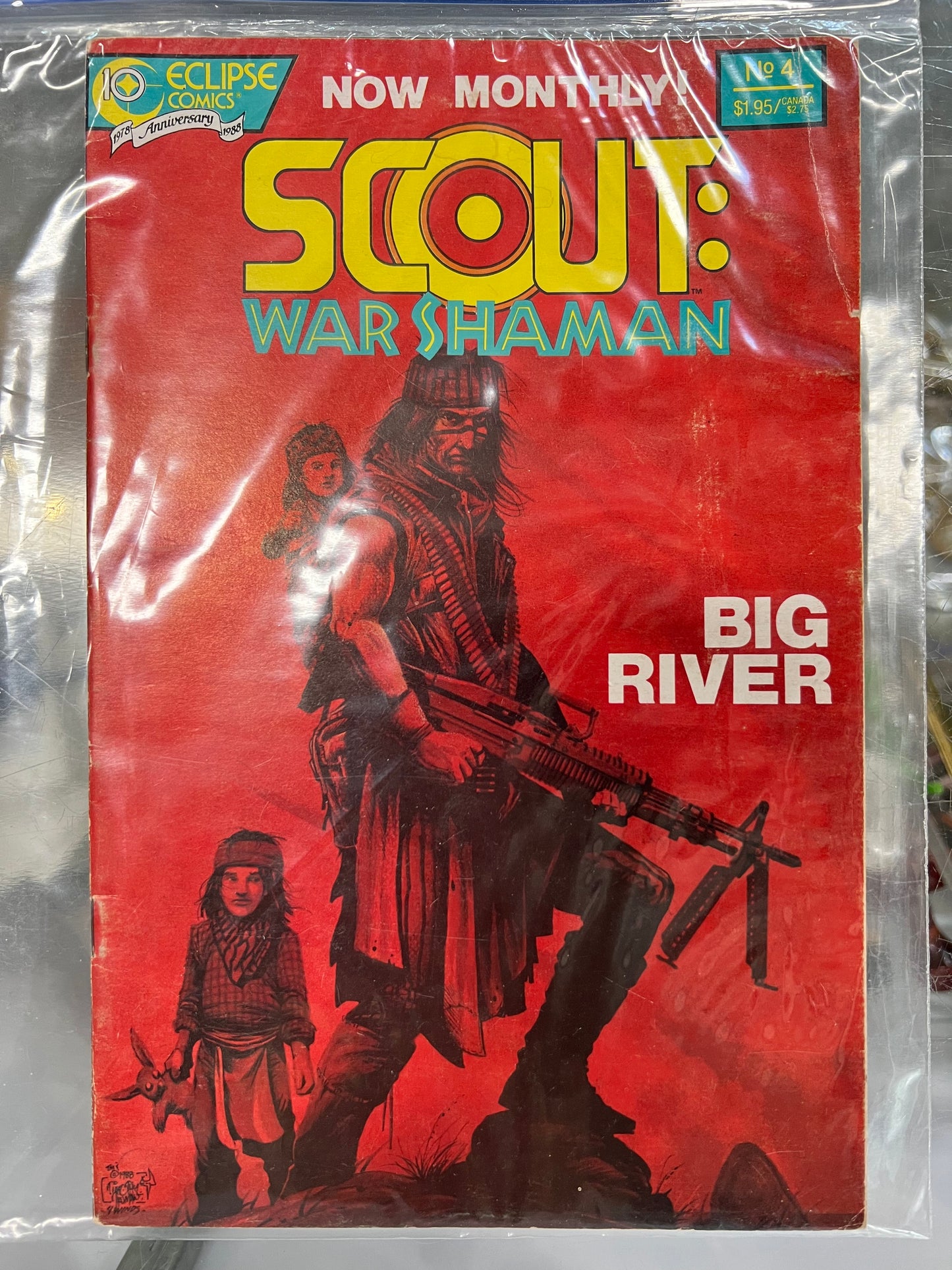 Eclipse Comics 1978 Anniversary 1988 Scout: War Shaman Big River