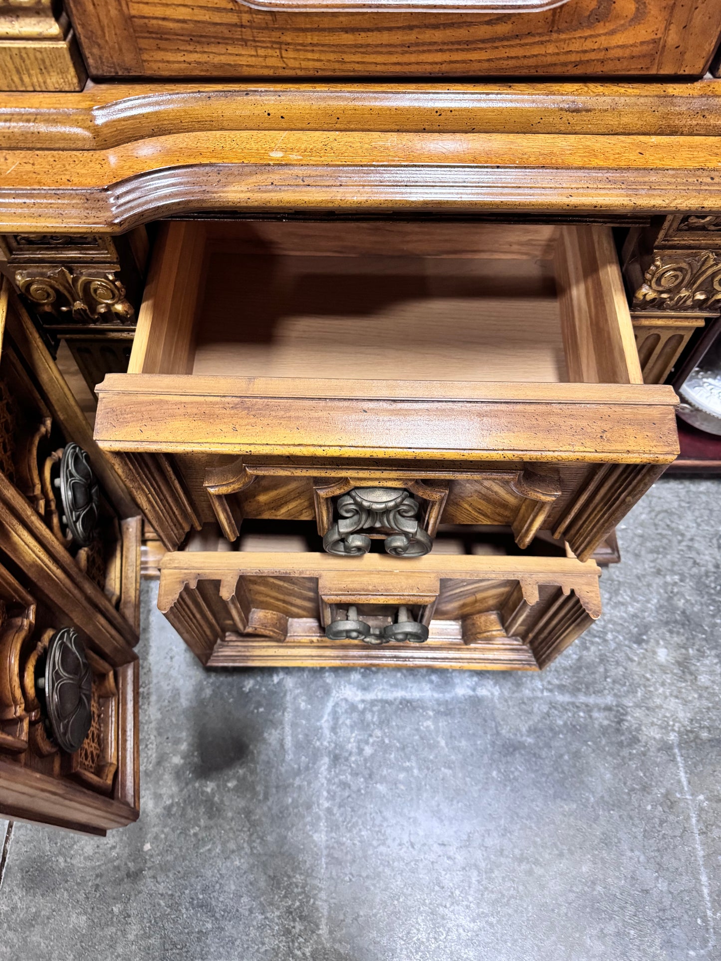 Vintage Basset China Cabinet
