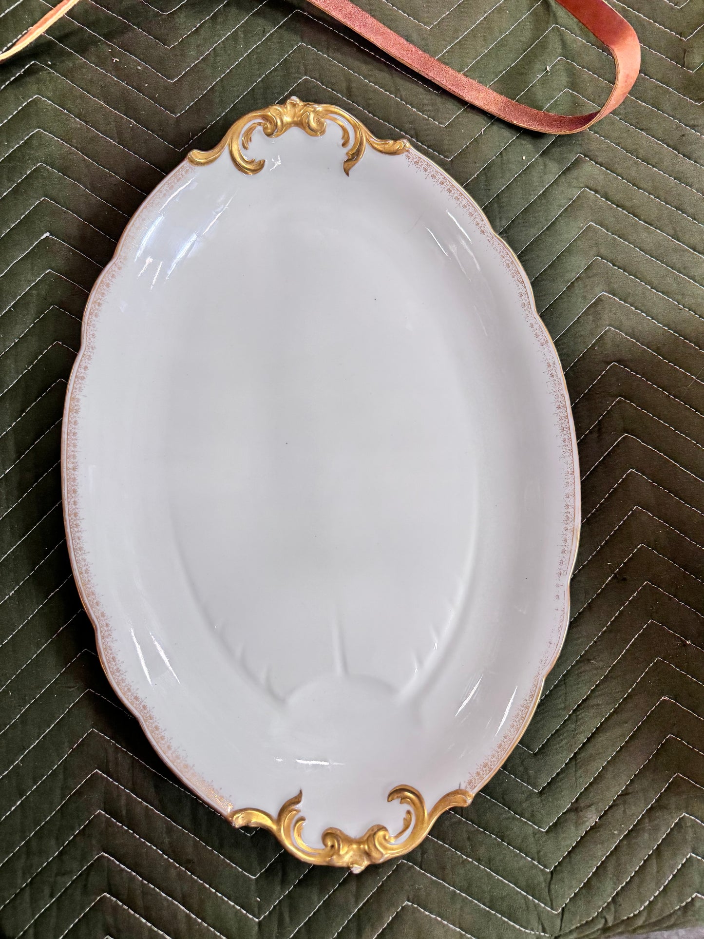 Vintage Limoges D&C France Oval Fish Platter