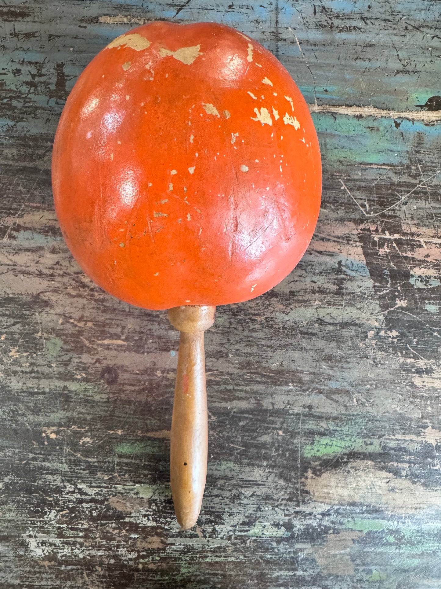 Vintage Hand Painted 1940's Mexican Maraca