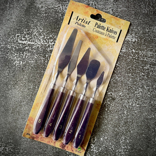 Artist Palette Knives Set of 5