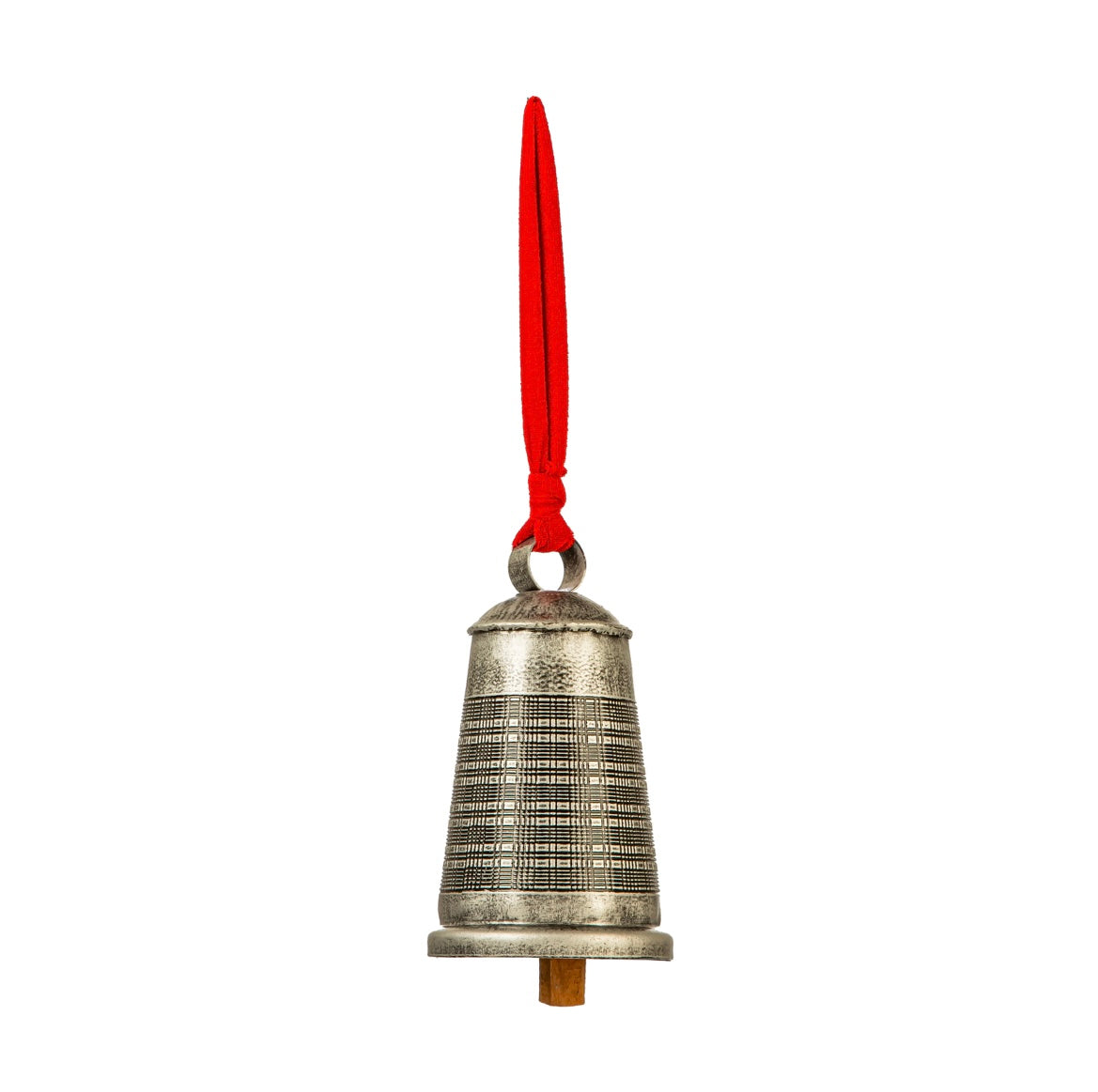 8" Debossed Metal Bell