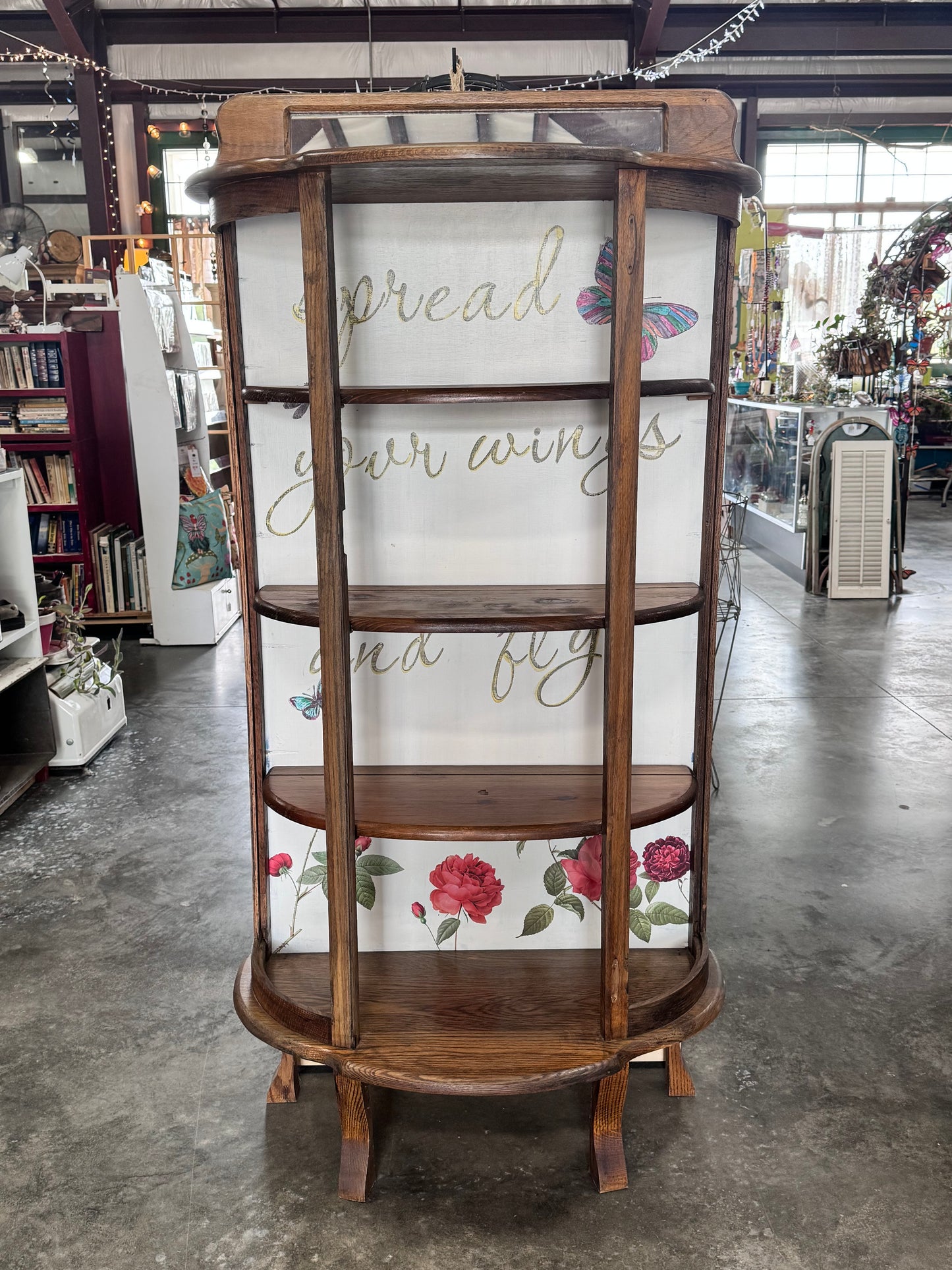“Spread Your Wings and Fly” Display Cabinet