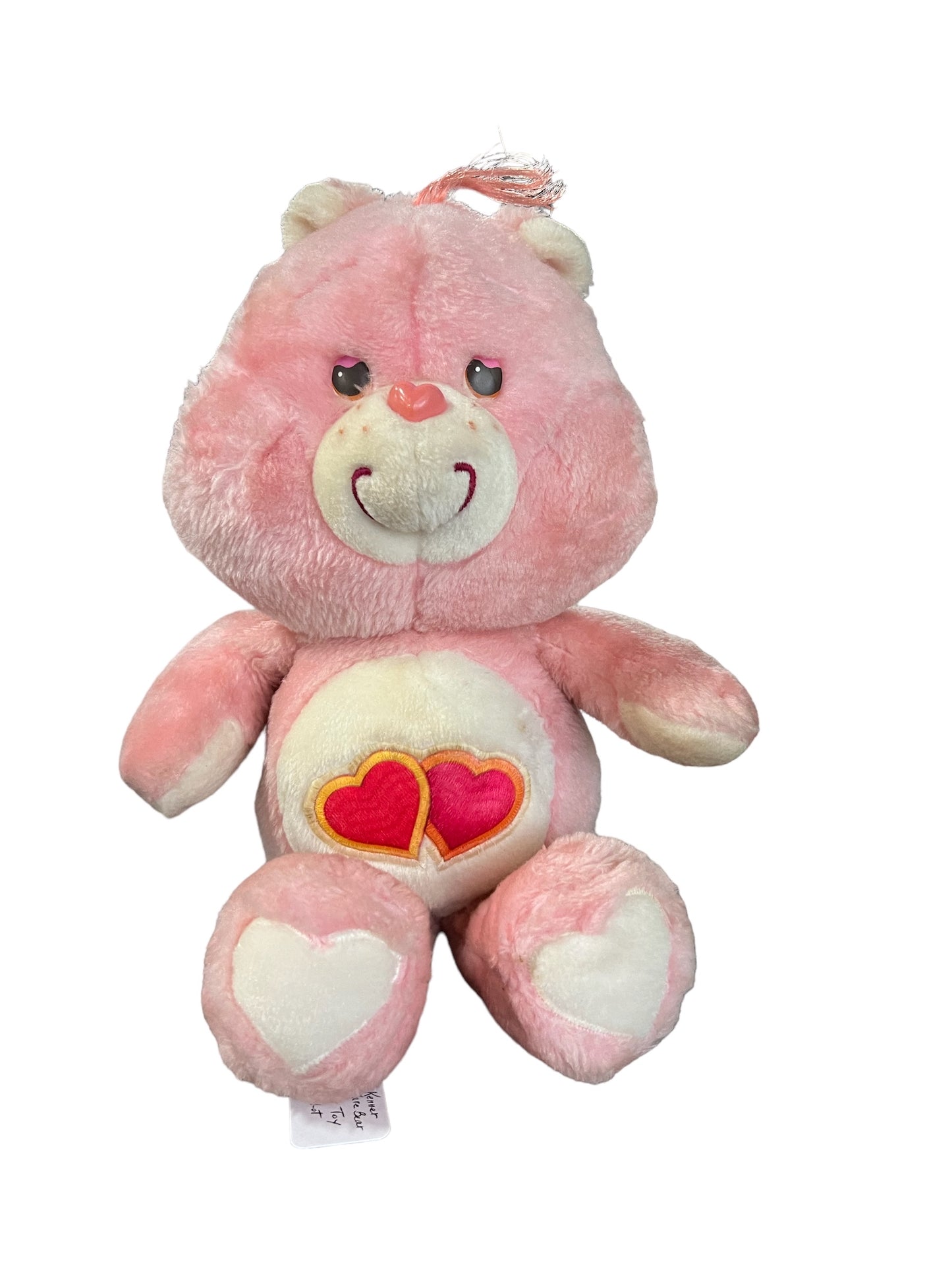 1983 Kenner Brand Care Bear 14” Plush Toy Love A Lot Bear
