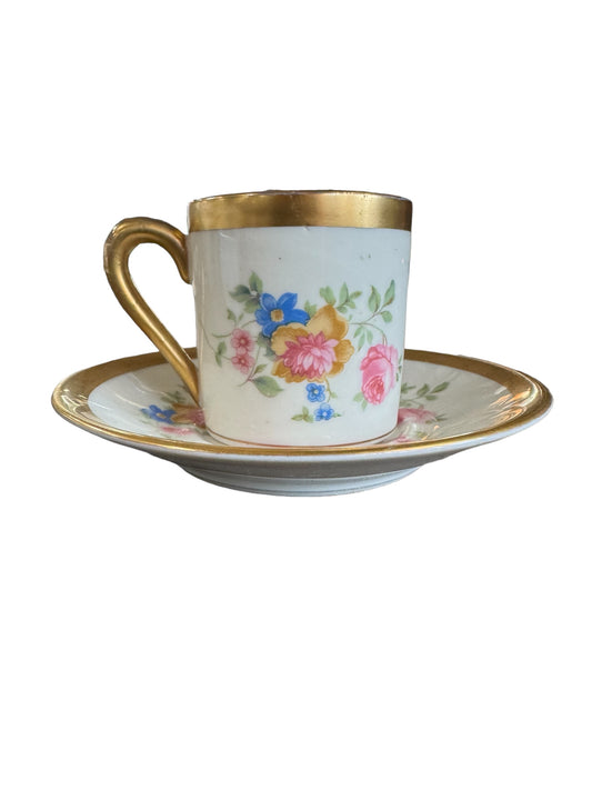 Fine Concorde China Demitasse Cup and Saucer