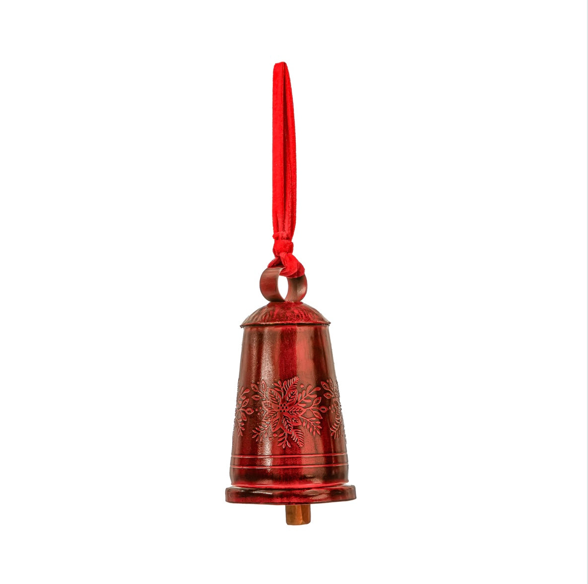 8" Debossed Metal Bell